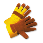 West Chester 558Y Select Russet Split Cowhide Palm Gloves